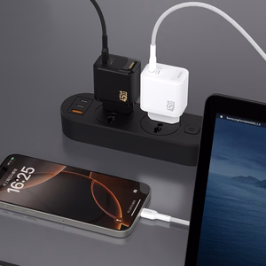 Dudao A28C 45W GaN sieninis įkroviklis + USB-C kabelis - juodas