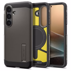 SPIGEN dėklas TOUGH ARMOR, suderinamas su MagSafe, skirtas SAMSUNG S26, metalinis