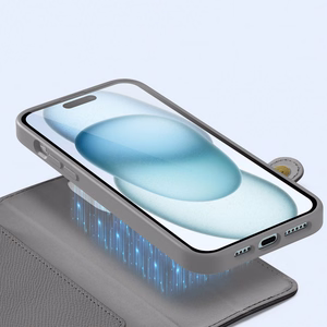 Odinis dėklas telefonui Dux Ducis Lawa iPhone 15 - pilkas