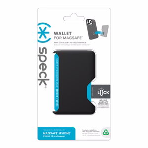Speck ClickLock Wallet For MagSafe - Magnetic MagSafe Wallet (juodas)