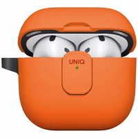 Uniq Clyde Lock dėklas AirPods 4 - oranžinis