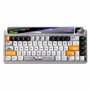 AULA Gasket AMG65 White LightFeather RGB klaviatūra
