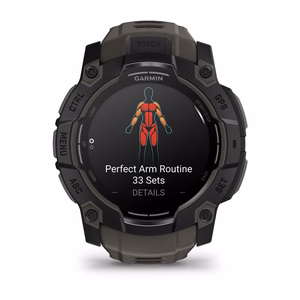 Garmin Instinct 3 AMOLED išmanusis laikrodis juodas/anglies