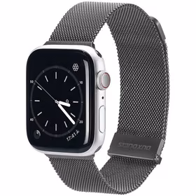 DUX DUCIS dirželis MILANESE nerūdijančio plieno magnetinis Apple Watch 38 / 40 / 41 mm pilkas