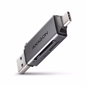 Axagon atminties kortelių skaitytuvas USB-C+USB3.2 SD/MicroSD CRE-DAC