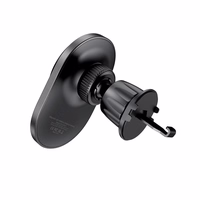 Tech-Protect MM15W-V1 automobilinis telefono laikiklis su MagSafe 15W indukciniu įkrovikliu, tvirtinamas prie oro angos - juodas