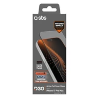 SBS Apsauginis stiklas su D3O technologija rinkinys su aplikatoriumi skirtas iPhone 17 Pro Max - skaidrus