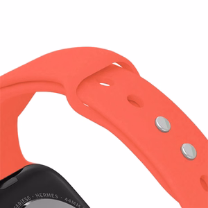 Crong Liquid dirželis, skirtas Apple Watch 38 / 40 / 41 / 42 mm, koralų spalvos