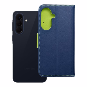 FANCY Book dėklas SAMSUNG A57 navy / lime