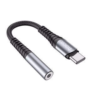 Adapteris HOCO USB Type-C (M) - ausinių jungtis 3.5mm (F)