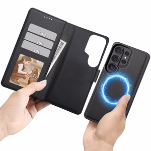 Tech-Protect Wallet MagSafe dėklas skirtas Samsung Galaxy S26 Ultra - matinė juoda