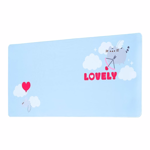Pusheen Purrfect Love XXL žaidimų stalo kilimėlis, 80 × 35 cm