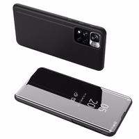 Clear View Case dėklas Realme 10 flip cover juodas