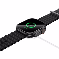 Borofone indukcinis įkroviklis BD14 Ultra išmaniajam laikrodžiui baltas