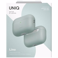Uniq Lino silikoninis dėklas AirPods Pro 3 - žalias