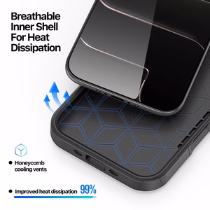 Dėklas Dux Ducis Shld Apple iPhone Air juodas (Umbra Pattern)