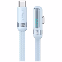 Laidas USAMS US-SJ653 PD 100W USB-C/USB-C 1.2m mėlynas