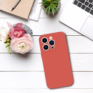 Tel Protect silikoninis Premium dėklas telefonui Iphone 14 Pro koralinis