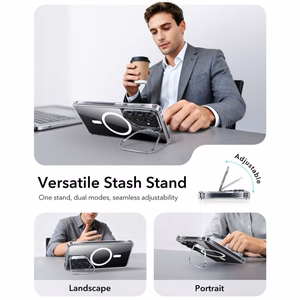 ESR Classic Hybrid Kickstand MagSafe dėklas "Samsung Galaxy S26+" - skaidrus