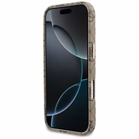"Guess 4G Script MagSafe" dėklas "iPhone 17" - Rudas