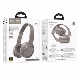 HOCO belaidės ausinės Bluetooth W46 - rudos