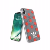 Dėklas ADIDAS OR IPHONE X / XS raudonas-baltas