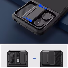 Tech-Protect Velar Cam+ dėklas telefonui Xiaomi Redmi Note 13 Pro 5G / Poco X6 5G - juodas