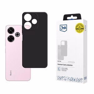 3mk matinė dėklas telefonui Xiaomi Redmi Note 13R 5G/Redmi 13 4G - juodas