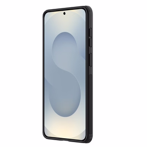 Nillkin Super Frosted Shield Pro magnetinis MagSafe suderinamas dėklas skirta Samsung Galaxy S26 Plus permatomas juodas