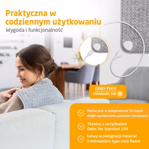 Medisana HP 516 šildymo pagalvėlė, šviesiai pilka