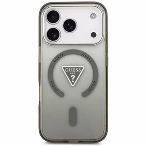GUESS dėklas telefonui IPHONE 17 Pro su MagSafe suderintas (IML gradientas su trikampio logotipu) - khaki