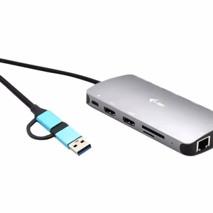 I-TEC USB-C Metal Nano dokas 3x ekranai ir PD