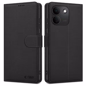 Tech-Protect Wallet Case for Xiaomi Redmi Note 17 Pro Max 5G - Matte Black