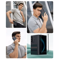 Benks Combo Armor Air Aurora Axis Kevlar rinkinys Samsung Galaxy Z Fold 7 – galinio dėklo, priekinio dangtelio ir grūdinto stiklo komplektas