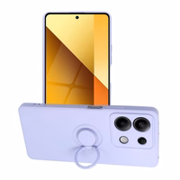 Silikoninis žiedinis dėklas telefonui XIAOMI Redmi Note 13 5G - violetinis