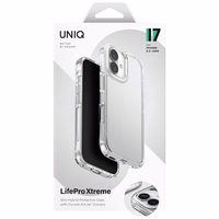 Uniq Lifepro Xtreme dėklas telefonui iPhone 17 - permatomas