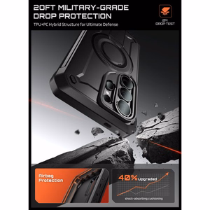 "Supcase Unicorn Beetle Pro Mag MagSafe" 2 komplektų dėklas, skirtas "Samsung Galaxy S26 Ultra" - juodas