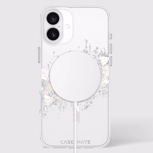 Case-Mate Karat MagSafe dėklas su perlamutro intarpais, skirtas iPhone 16 Plus, „A Touch of Pearl“