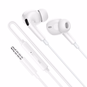 Наушники Borofone BM100 Pro Fuente с микрофоном белые
