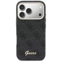 GUESS case for IPHONE 17 Pro Max compatible with MagSafe GUHMP17X5P4FWMSK (PU FW 4G Script) black