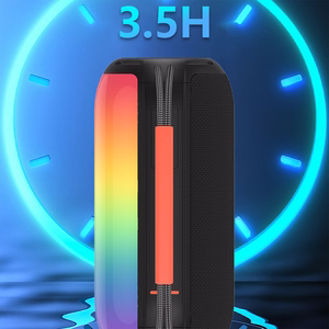 Dudao Y21 Wireless Speaker with RGB Backlight Bluetooth 5.3 - Black