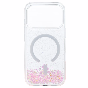 Tel Protect Moonlite magnetinis dėklas telefonui Iphone 17 Pro rožinis permatomas