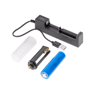 Rebel LED flashlight with movable head