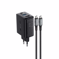 Įkroviklis Acefast A17 65W GaN USB-C/USB-A/HDMI juodas