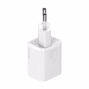 Baseus Super Si 20W USB-C įkroviklis, baltas (CCSUP-B02)