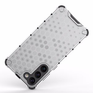 Honeycomb dėklas Samsung Galaxy S23+ šarvuotas hibridinis dangtelis permatomas