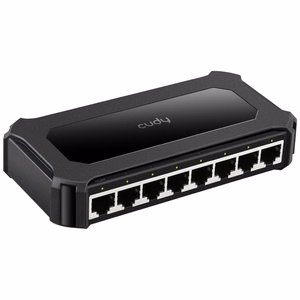 Cudy GS108D tinklo komutatorius Gigabit Ethernet (10/100/1000) Juoda