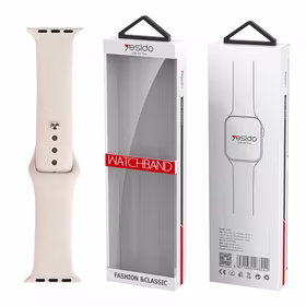 YESIDO WB44 SILIKONINIS DIRŽELIS FOR iWATCH L 42/44/45 (97+140) #45 STARLIGHT