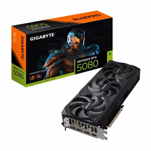 Gigabyte NVIDIA GeForce RTX 5080 vaizdo plokštė 16GB GDDR7 256-bit PCIe 5.0
