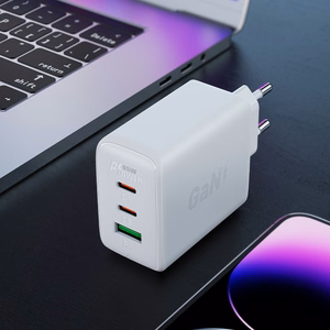 Įkroviklis Acefast A41 65W GaN 2xUSB-C/USB-A juodas